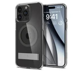 Spigen Ultra Hybrid S MagSafe ochranný kryt pro Apple iPhone 15 Pro Max čirá 