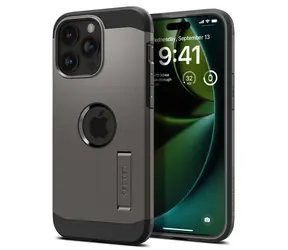Spigen Tough Armor MagSafe ochranný kryt pro Apple iPhone 15 Pro šedá 