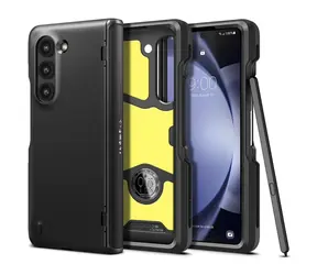 Spigen Slim Armor Pro Pen Edition Zadní kryt s perem pro Samsung Galaxy Z Fold5 černá 
