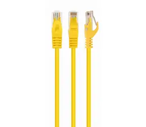 Gembird PP6U-1.5M CAT6 UTP 1.5m žlutá / Patch kabel / RJ45
