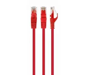 Gembird PP6U-1.5M CAT6 UTP 1.5m červená / Patch kabel / 8P8C