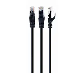 Gembird PP6U-1.5M CAT6 UPT 1.5m černá / Patch kabel / 8P8C