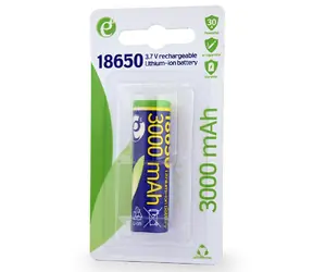 Gembird EG-BA-18650-10C Dobíjecí baterie 18650 / 3.7V / lithiová / 3000 mAh / 1 ks 