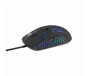 Gembird RAGNAR RX400 černá / Herní myš / Drátová / USB / RGB / 6 tlačítek / 7200 DPI