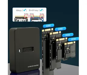 Gembird DD-U3M2 Dokovací stanice pro SSD / USB-C / M.2 