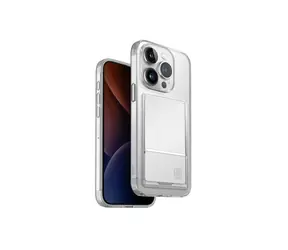 Uniq Air Fender ID ochranný kryt na Apple iPhone 15 Pro Nude (transparentní)