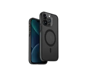 Uniq Calio MagClick ochranný kryt na Apple iPhone 15 Pro Smoked (kouřová)