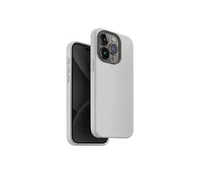 Uniq Lino Hue MagClick ochranný kryt na Apple iPhone 15 Pro Chalk šedá