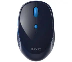 Havit MS76GT Plus modrá / Bezdrátová myš / optická / 1600DPI / USB přijímač