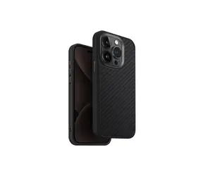 Uniq Keva MagClick ochranný kryt na Apple iPhone 15 Pro Carbon (černá)