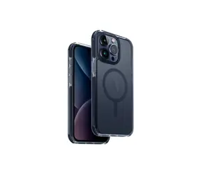 Uniq Combat MagClick ochranný kryt na Apple iPhone 15 Pro Max Smoke modrá