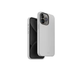 Uniq Lino Hue MagClick ochranný kryt na Apple iPhone 15 Pro Max Chalk šedá