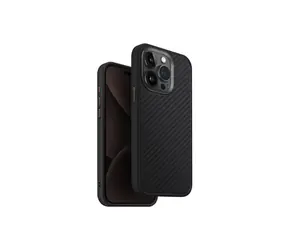 Uniq Keva MagClick ochranný kryt na Apple iPhone 15 Pro Max Carbon (černá)