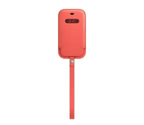 Apple Leather Sleeve s MagSafe pro iPhone 12 mini růžový citrus