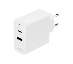 Deltaco USBC-AC138 36W bílá / Nabíjecí adaptér / 1x USB-A / 1x USB-C 