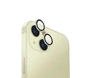 Uniq Optix hliníkové ochranné sklo na čočku fotoaparátu pro Appple iPhone 15/15 Plus Pale yellow (yellow)