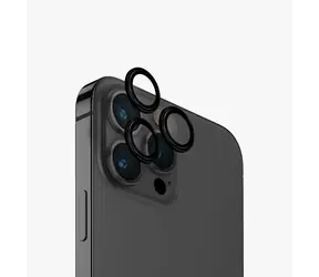 Uniq Optix hliníkové ochranné sklo na čočku fotoaparátu pro Appple iPhone 15 Pro Midnight (black)
