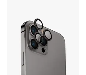 Uniq Optix hliníkové ochranné sklo na čočku fotoaparátu pro Appple iPhone 15 Pro Max Steel grey (grey)