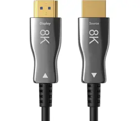 Claroc Kabel optický HDMI 2.1 (M) - HDMI 2.1 (M) 30m černá / AOC / 8K@60 Hz / 4K@120 Hz