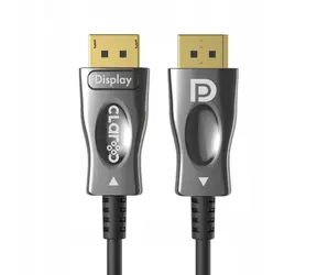 Claroc Kabel optický DisplayPort 1.4 (M) - DisplayPort 1.4 (M) 5m černá / AOC / 8K@60 Hz / 4K 120 Hz