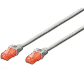 Digitus Patch cord UTP 6 1m šedá