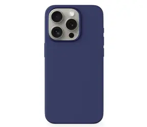Epico Mag+ Silikonový zadní kryt s MagSafe pro Apple iPhone 15 Pro modrá