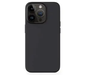 Epico Mag+ Silikonový zadní kryt s MagSafe pro Apple iPhone 15 Pro Max černá