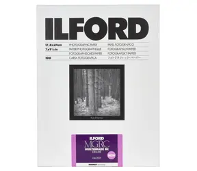 Ilford MG RC DL 1M (17.8 x 24 cm) / 100 listů / černobílý fotografický papír / lesklý