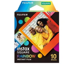 Fujifilm Instax Square Film rainbow 10ks / Instantní film / 86 x 72 mm 