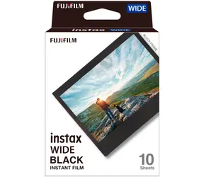 Fujifilm Instax Film wide černá 10 ks / Instantní film / formát papíru 108 x 86 mm / ISO 800