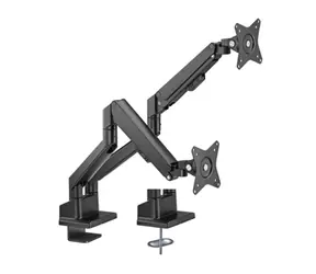 Brateck LDT62-C024 / Držák monitoru / dvě ramena / nosnost 2x 9 kg / VESA 75 & 100