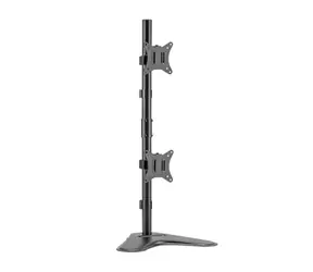 Brateck LDT66-T02V / Držák monitoru / dvě ramena / nosnost 2x 9 kg / VESA 75 & 100