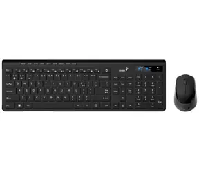 GENIUS SlimStar 8230 černá / Bezdrátový set klávesnice a myši / Bluetooth + 2.4 GHz / připojení až 3 zařízení / CZ+SK la