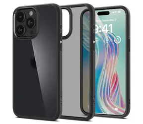 Spigen Ultra Hybrid ochranný kryt pro Apple iPhone 15 Pro Max frost black 