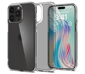 Spigen Ultra Hybrid ochranný kryt pro Apple iPhone 15 Pro frost clear 