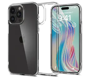 Spigen Ultra Hybrid ochranný kryt pro Apple iPhone 15 Pro crystal clear 