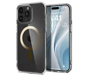 Spigen Ultra Hybrid MagSafe ochranný kryt pro Apple iPhone 15 Pro gold 