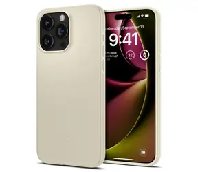 Spigen Thin Fit ochranný kryt pro Apple iPhone 15 Pro mute beige
