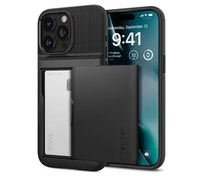 Spigen Slim Armor CS ochranný kryt pro Apple iPhone 15 Pro black 