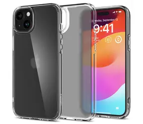 Spigen Ultra Hybrid ochranný kryt pro Apple iPhone 15 Plus frost clear 