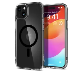 Spigen Ultra Hybrid MagSafe ochranný kryt pro Apple iPhone 15 black 
