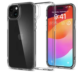 Spigen Ultra Hybrid ochranný kryt pro Apple iPhone 15 crystal clear 