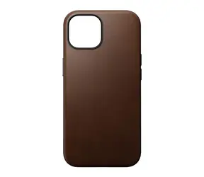 Nomad Modern Leather Case kožený kryt pro Apple iPhone 15 hnědá 