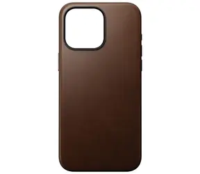 Nomad Modern Leather Case kožený kryt pro Apple iPhone 15 Pro Max hnědá 