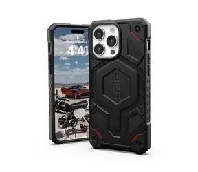 UAG Monarch Pro MagSafe ochranný kryt pro Apple iPhone 15 Pro Max kevlar černá 