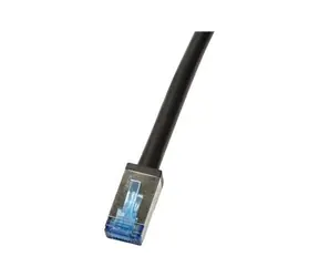 LogiLink CQ7123S černá / Patch kabel / CAT6 / S/FTP / RJ45 / 30m 