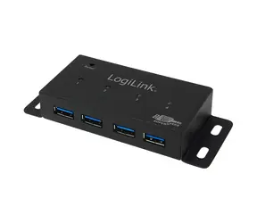 LogiLink UA0149 černá / USB Hub / 4x USB 3.0