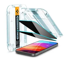 Spigen Glass tR EZ Fit (Privacy) 2 Pack ochranné sklo pro Apple iPhone 15 Plus 