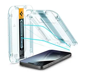 Spigen Glass tR EZ Fit 2 Pack ochranné sklo pro Apple iPhone 15 Pro 
