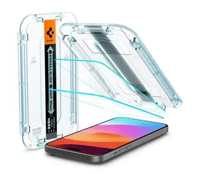 Spigen Glass tR EZ Fit 2 Pack ochranné sklo pro Apple iPhone 15 